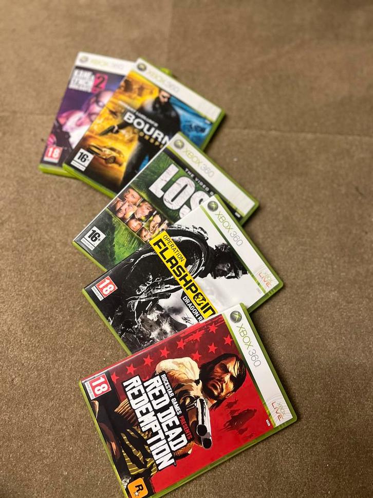 XBOX 360 Spellen - Red Dead Redemption, Bourne..., Spelcomputers en Games, Games | Overige, Zo goed als nieuw, Avontuur en Actie
