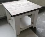 Bijzettafel greywash 55b 46h, Ophalen, Gebruikt, Rechthoekig, Minder dan 55 cm