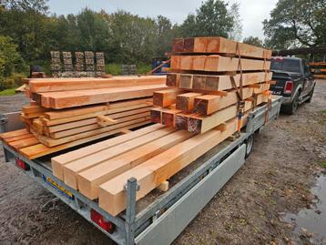 Douglas hout | Lariks hout | palen | balken beschikbaar voor biedingen
