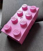 Roze LEGO bewaardoos / opbergbox / broodtrommel, Kinderen en Baby's, Speelgoed | Duplo en Lego, Ophalen of Verzenden