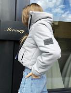Tatika Light Blue/Grey Puffer Jacket, Ophalen of Verzenden, Gedragen, Maat 36 (S), Grijs