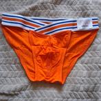 Adannu herenslip maat L., Kleding | Heren, Ondergoed, Ophalen of Verzenden, Oranje, Adannu, Slip