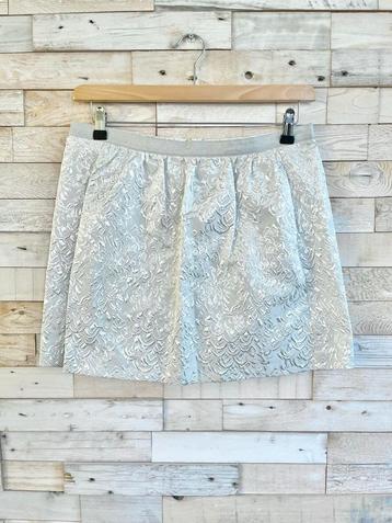 Pinko kort rokje zilvergrijs, maat XXS/32 en M/38 - NP 230,- beschikbaar voor biedingen