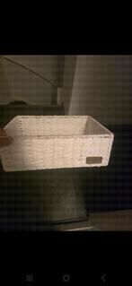 Mand (h&m home), Ophalen of Verzenden, Rond, Riet