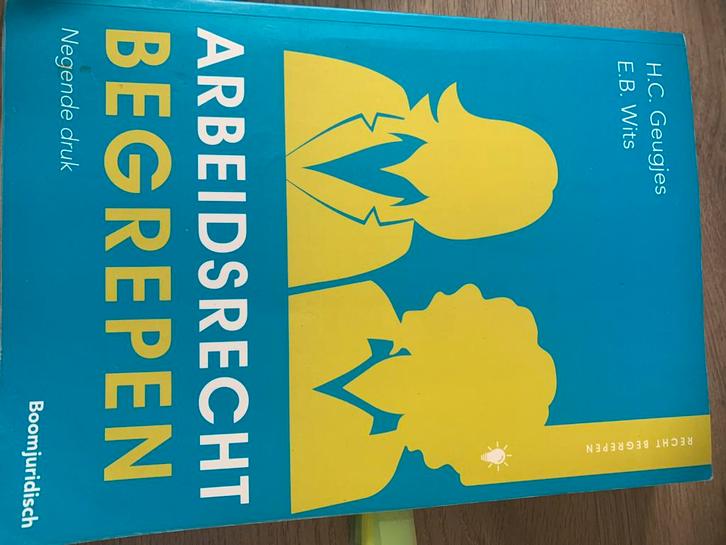 Arbeidsrecht Begrepen - H.C. Geugies, E.B. Wits, Boeken, Studieboeken en Cursussen, Zo goed als nieuw, HBO, Gamma, Ophalen of Verzenden