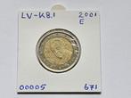 Spanje (E) 2001 Koers LV-K8.1, Postzegels en Munten, Munten | Europa | Euromunten, 2 euro, Spanje, Ophalen of Verzenden, Losse munt