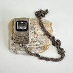 Vintage horloge / stopwatch aan ketting | Exact LCD Quartz, Overige merken, Zakhorloge, Staal, Met ketting
