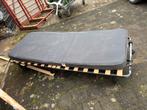 Logeerbed opklapbaar, Eenpersoons, Zo goed als nieuw, 80 cm, Metaal