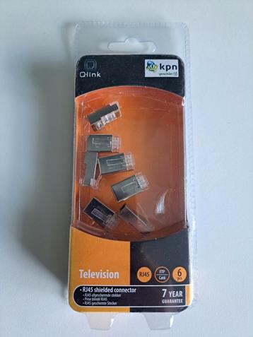 Q-Link UTP FTP connector cat6 RJ45 6 stuks KPN keurmerk beschikbaar voor biedingen