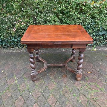 Antieke tafel met inschuifbaar blad 80 x 190 beschikbaar voor biedingen