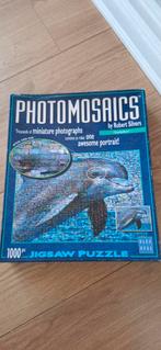 Photomosaics Legpuzzel - Dolfijn - 1000 stukjes, Ophalen of Verzenden, 500 t/m 1500 stukjes, Gebruikt, Legpuzzel