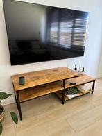 Mangohout tv meubel 150 cm (als nieuw), Minder dan 100 cm, 25 tot 50 cm, Ophalen of Verzenden, Zo goed als nieuw