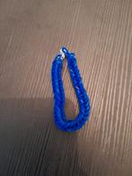 Een leuke loom armbandje, Ophalen of Verzenden, Zo goed als nieuw, Blauw, Armband