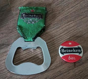 Vintage Heineken opener & speld beschikbaar voor biedingen