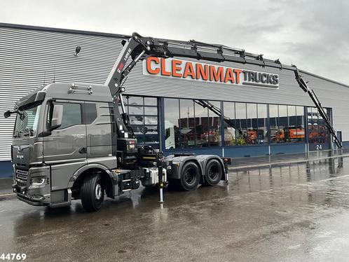 MAN TGX 26.580 6x4 Euro 6 Retarder Hiab 30 Tonmeter laadkraa, Auto's, Vrachtwagens, Te koop, ABS, Achteruitrijcamera, Airconditioning