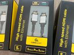 NIEUW PREMIUM 5M HDMI 2.0 KABEL UHD 4K 30/60Hz HIGH SPEED, Ophalen of Verzenden, Zo goed als nieuw, 2 tot 5 meter, HDMI-kabel