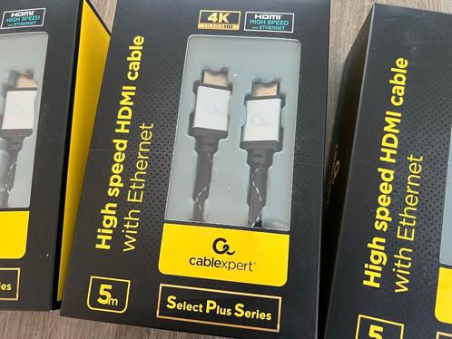 NIEUW PREMIUM 5M HDMI 2.0 KABEL UHD 4K 30/60Hz HIGH SPEED, Audio, Tv en Foto, Audiokabels en Televisiekabels, Zo goed als nieuw