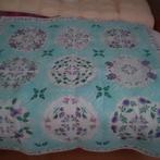 Patchwork sprei-deken-plaid nieuw  130x130 cm, Verzenden, Nieuw, Eenpersoons, Deken of Dekbed