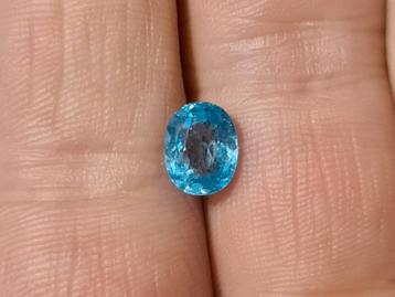 Apatiet 2 ct 8,5 x 6,8 mm Facet geslepen ovaal uit Brazilië beschikbaar voor biedingen