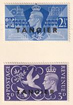 Br. Post Tanger Michel nr. 23-24 volle gom Plakker