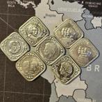 702 Penningen 5 cent 1970-1980 7 verschillende	UNC, Ophalen of Verzenden, Overige materialen, Nederland