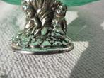Vintage R.Robean groen glas Sterling Silver 925 schaal, Antiek en Kunst, Ophalen of Verzenden