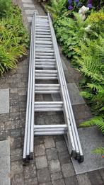 Goede degelijke Zarges ladder, 3-delige 12 spots ladder!, Doe-het-zelf en Verbouw, Ladders en Trappen, Ophalen, Gebruikt, Ladder
