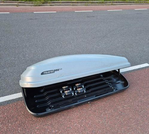 Gebruikte grote Hapro Travelbox 4.5 MF dakkoffer skibox, Auto diversen, Dakkoffers, Zo goed als nieuw, Ophalen of Verzenden