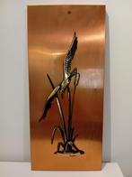 Vintage Wanddecoratie Vogel - Koper, Ophalen of Verzenden, Gebruikt