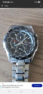 Casio edifice herenhorloge, Gebruikt, Staal, Polshorloge, Ophalen of Verzenden