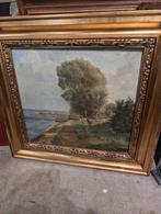 Schilderij vorige eeuw. 85 x90. €220, Antiek en Kunst, Ophalen