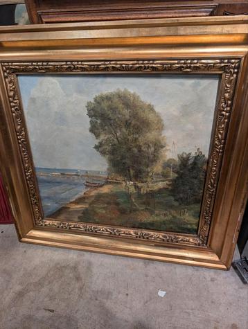 Schilderij vorige eeuw. 85 x90. €220 beschikbaar voor biedingen