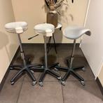 Kappers krukjes kapsalon (professioneel), Huis en Inrichting, Krukjes, Ophalen, In hoogte verstelbaar, Gebruikt, Overige materialen
