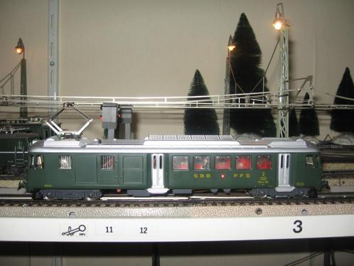 HAG 150 Zwitserse zware motorwagen RBe 4/4 SBB , ovp Marklin, Hobby en Vrije tijd, Modeltreinen | H0, Zo goed als nieuw, Locomotief