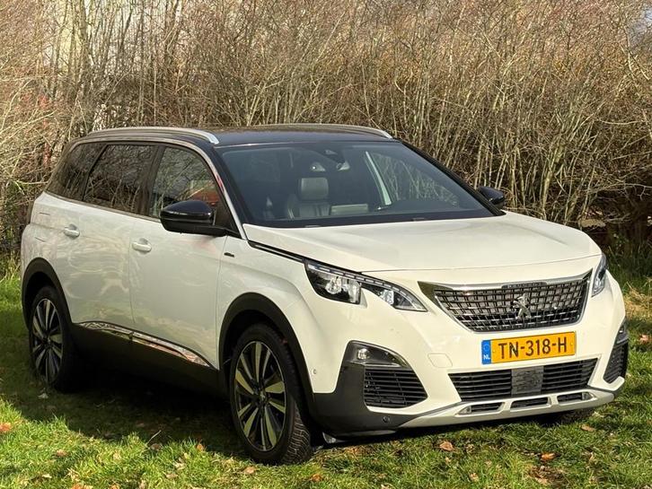 Peugeot 5008 1.2 PureTech GT-Line/Leer/7 Pers NL Auto, Auto's, Peugeot, Bedrijf, Te koop, ABS, Airbags, Airconditioning, Bluetooth