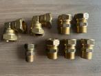 Koperen knelfittingen koppelingen, Doe-het-zelf en Verbouw, Overige materialen, Overige typen, Ophalen of Verzenden, Zo goed als nieuw