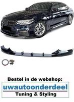 Spoiler Splitter Lip Hoogglans Zwart Voor Bmw 5 Serie G30 G3, Auto diversen, Tuning en Styling, Verzenden, Automotive Parts, A.parts@hotmail.nl