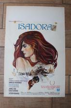 filmaffiche Isadora 1968 Vanessa Redgrave filmposter, Rechthoekig Staand, Ophalen of Verzenden, Zo goed als nieuw, A1 t/m A3