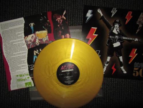 LP AC/DC Dirty Deeds Done Dirt Cheap - 2024 GOLD vinyl goud, Cd's en Dvd's, Vinyl | Hardrock en Metal, Zo goed als nieuw, Ophalen of Verzenden