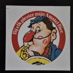 stof sticker plezier AMSTEL bier Carnaval feest party NIEUW, Verzamelen, Stickers, Ophalen of Verzenden, Nieuw, Bedrijf of Vereniging