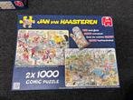 Jan van Haasteren 2x1000. Zeebanket en taartentoernooi, Minder dan 500 stukjes, Ophalen of Verzenden, Legpuzzel, Zo goed als nieuw