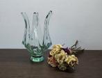 Spaanse vaas/schaal gerecycled glas,  apart design, Huis en Inrichting, ., Rond, Ophalen of Verzenden, .