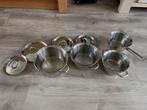 Sola RVS Pannenset - 8 Delig, Huis en Inrichting, Keuken | Potten en Pannen, Ophalen, Gebruikt, Rvs, Pannenset
