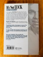 It’s Not Luck - Eliyahu M Goldratt, Ophalen of Verzenden, Nieuw