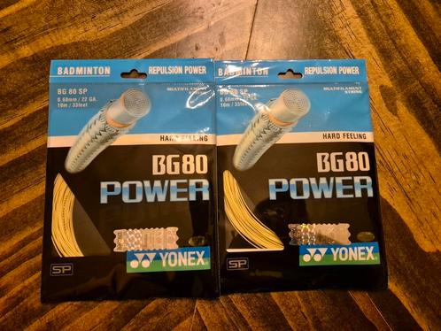 Yonex BG80 Power Cosmic Gold badminton snaar, Sport en Fitness, Badminton, Nieuw, Overige typen, Ophalen of Verzenden