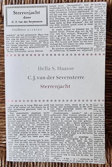 Sterrenjacht - C.J. van der Sevensterre / Hella S. Haasse beschikbaar voor biedingen