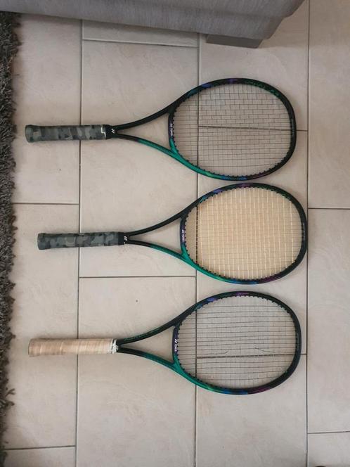 Yonex VCore Pro 97 Tennisrackets – Topstaat – Luxilon snaren, Sport en Fitness, Tennis, Zo goed als nieuw, Racket, Overige merken