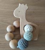 HOUTEN GIRAF MET KRALEN, Kinderen en Baby's, Speelgoed | Babyspeelgoed, Verzenden, Zo goed als nieuw, Overige typen