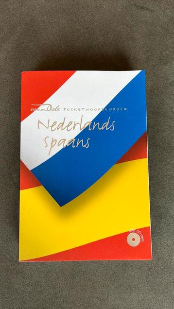 Van Dale Pocketwoordenboek Nederlands-Spaans + CD beschikbaar voor biedingen