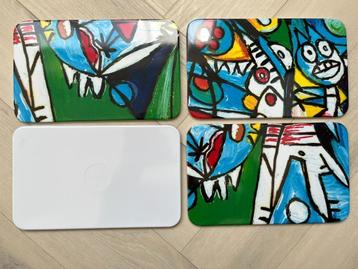 4 Onderzetters – nieuw in doos - Net even anders  beschikbaar voor biedingen